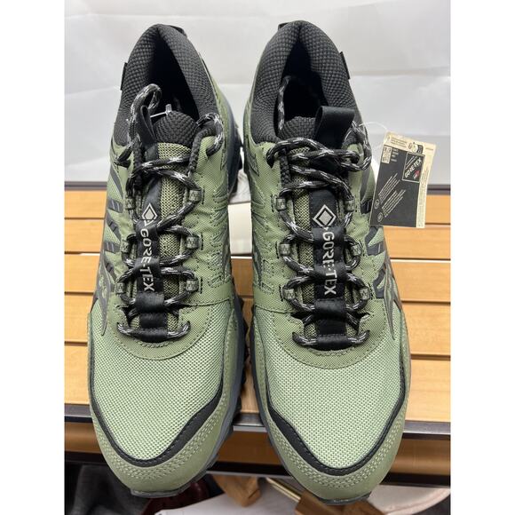 Saucony Grid Peak GTX Gore-Tex® Trail Running Shoes Green /Black S70849-2 SZ 14 - Picture 9 of 10